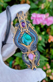 Caspian - Crystal Clarity Creations Collaboration Pendant