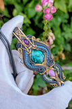 Caspian - Crystal Clarity Creations Collaboration Pendant