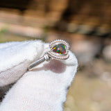 Size 7 ¼ Black Ethiopian Opal Ring