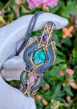 Caspian - Crystal Clarity Creations Collaboration Pendant