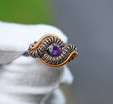 Size 5.25 Amethyst Infinity Series Ring