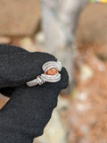 Size 8 Madagascar Sunstone Ring