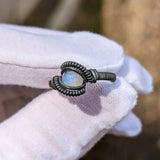 Size 6.5 Rainbow Moonstone Ring