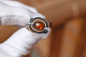 Size 12 Amber Ring