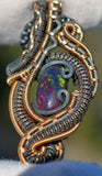 Black Ethiopian Opal Pendant
