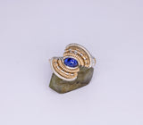 Size 6.5 Sapphire and Amethyst Ring