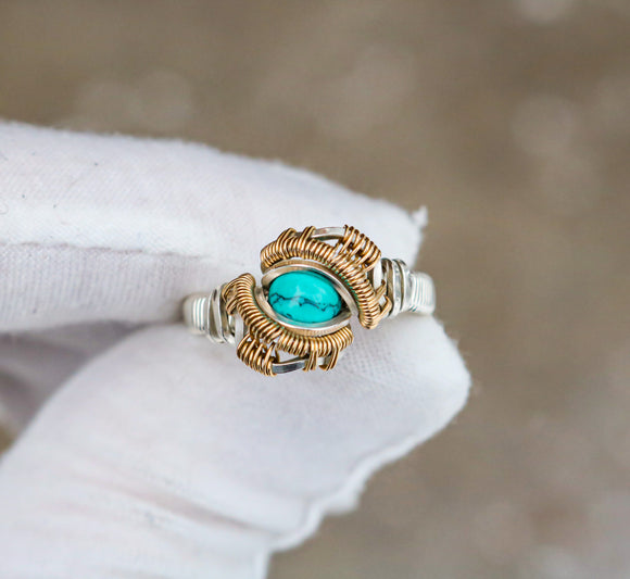 Size 9 Turquoise Ring
