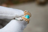Size 8 Turquoise Ring